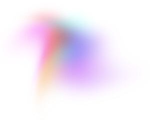 Blur Gradient Shape transparent PNG blurry gradient shape holographic blurred circles rainbow color shapes. Abstract design elements