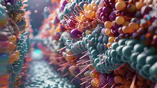 A microscopic view of the electron carriers NADH and FADH2 carrying highenergy electrons to the electron transport chain for ATP production.