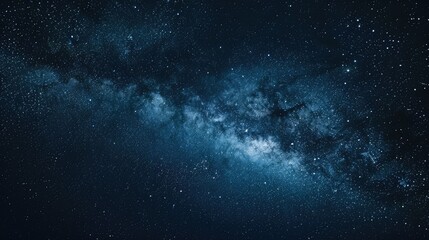 Fototapeta premium Aweinspiring view of the cosmos revealing countless stars and galaxies in the night sky