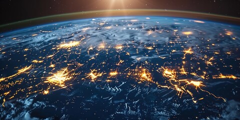 Earth's Glow: City Lights From Space