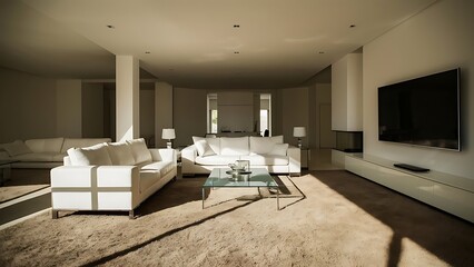 Empty living room