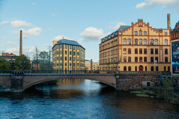 Fototapeta premium Norrköping Industry Landscape