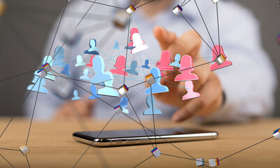 internet net and data digital concept