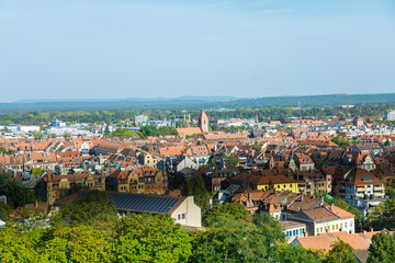 Fototapeta premium Frankfurt, Germany - City street view in township