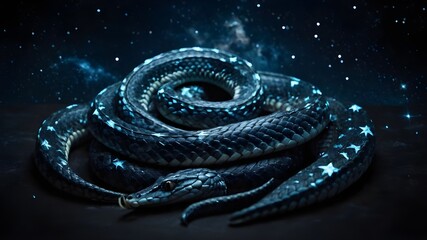 Obraz premium background with a snake