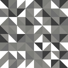 Seamless geometric pattern. Triangle pattern. Scandinavian style. Vector illustration