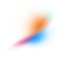Blur Gradient Shape transparent PNG blurry gradient shape holographic blurred circles rainbow color shapes. Abstract design elements