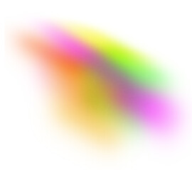 Blur Gradient Shape transparent PNG blurry gradient shape holographic blurred circles rainbow color shapes. Abstract design elements