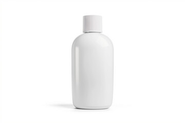 Cosmetic product bottle mock-up for shampoo, conditioner, or cosmetic milk, presented on a white background.