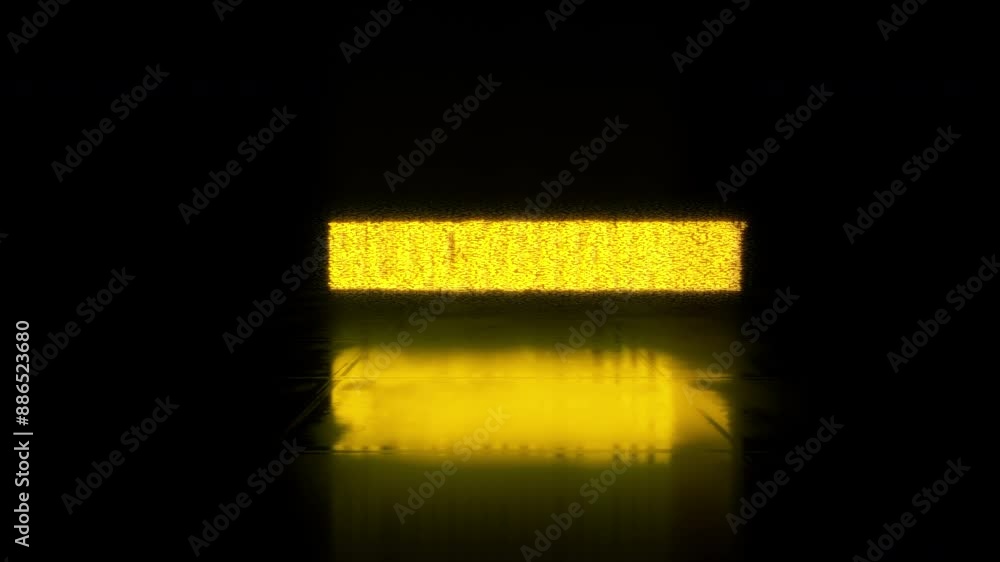 Poster animation text of blockchain neon gold glittering glitch text effect cinematic title on black abstra