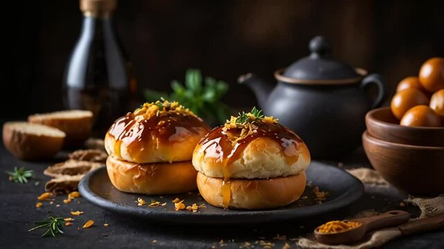 Cheese buns traditional food of Australia
