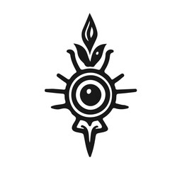 simple black tattoo design