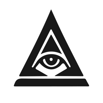 simple one aye black tattoo design