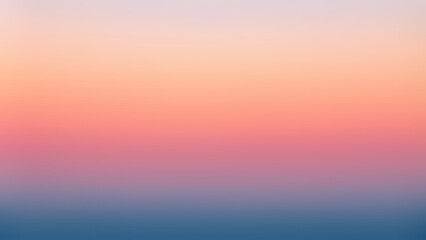 Obraz premium Pastel Sunset Gradient - Abstract Sky Background