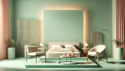 interior of a modern room