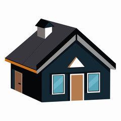 house icon isolated on white © SHAHIDA
