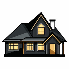 house icon isolated on white