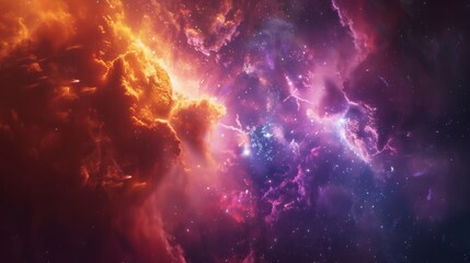 Fototapeta premium Colorful space galaxy cloud nebula.&nbsp;Stary night cosmos.&nbsp;Universe science astronomy.&nbsp;Supernova background wallpaper