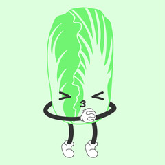 Chinese cabbage mascot