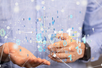Business intelligence analyst dashboard on virtual