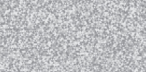 Abstract vector Triangle shape retro wall grid pattern geometric ornament tile vector square element. black and gray background seamless mosaic and low polygon triangle texture.