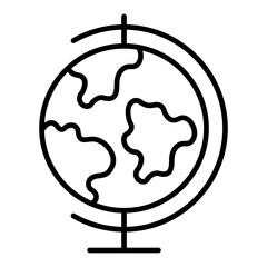 Globe Stand Icon