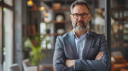 Confident Entrepreneur Pitching Groundbreaking Idea to Investors in Business Meeting