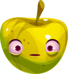 Scared Green Apple