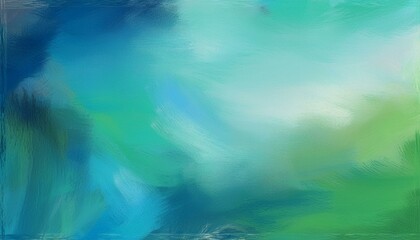 stunning abstract painting background texture with light sea green, sky blue and teal colors and space for text or image. can be used as horizontal header or banner orientation