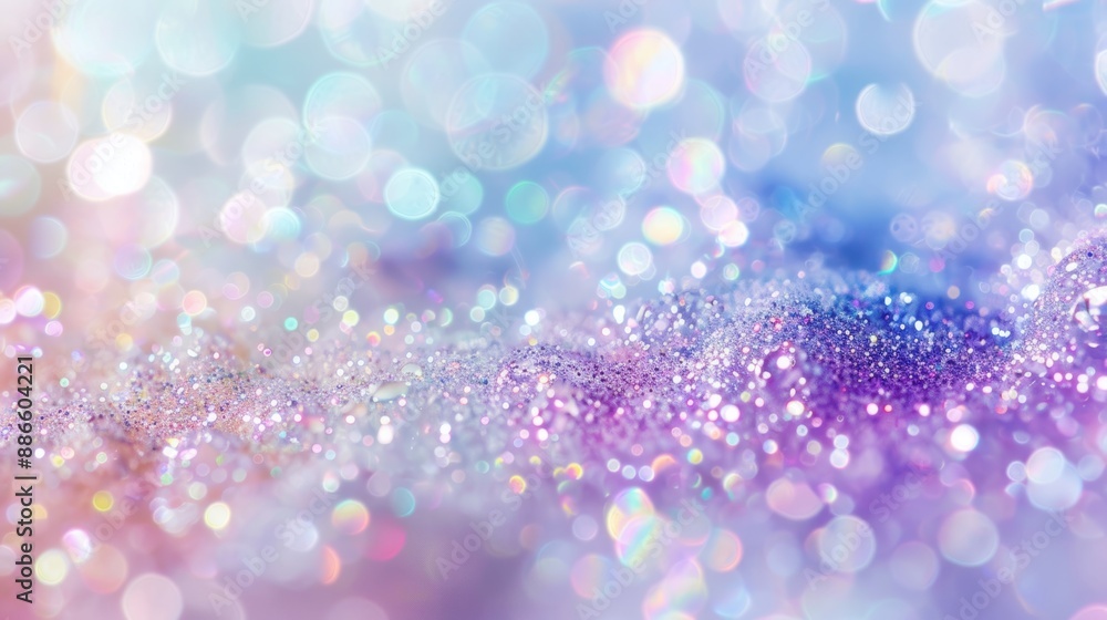Poster defocused abstract background of sparkling glitter creating a magical and festive mood