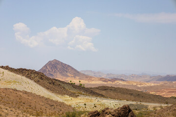 landscape in the desert