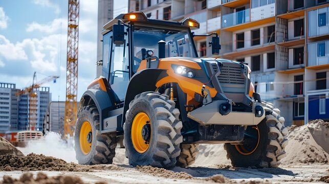Robotic Skid Steer Loader Carrying Out Precise Tasks on Construction Site,Autonomous Machinery