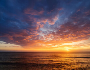  Beautiful Sunset Sky- A breathtaking view of a sunset sky, with warm and soothing color_1(34)