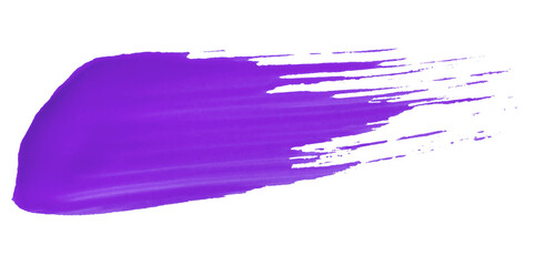 Purple watercolor background. Artistic hand paint. Isolated on transparent background.