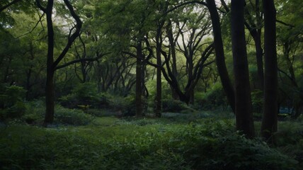 Fototapeta premium An abstract nature background park 
