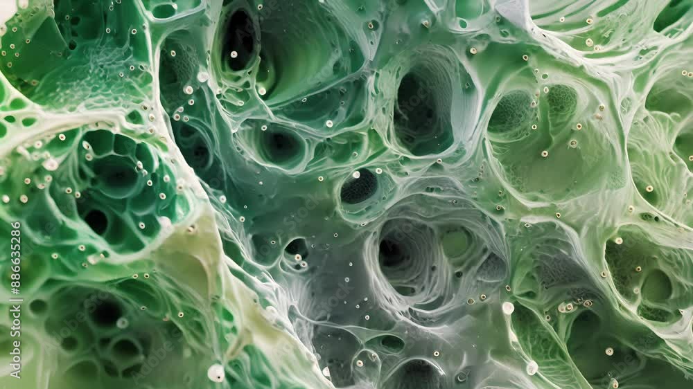 Poster this electron micrograph captures the porous nature of the extracellular matrix which allows for nut