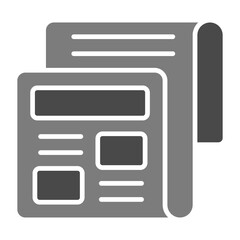 Obraz premium Newspaper Icon