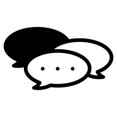 icon bubble chat dualtone