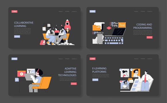 education. Flat Vector Illustration