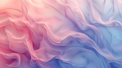 Obraz premium Soft gradient hues merging seamlessly to form a calming and fluid abstract background with subtle texture