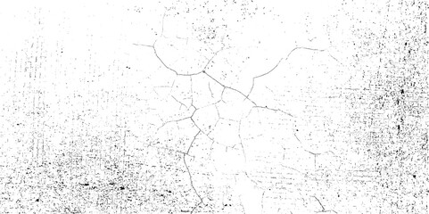 Fototapeta premium Abstract background vector of black and white grunge scratch texture. Grunge cracked earth, concrete distressed overlay, desert texture.