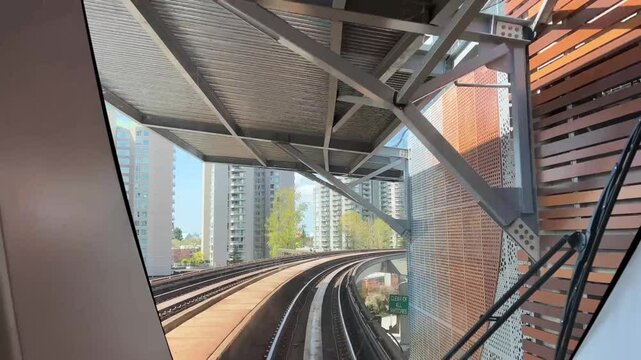 SkyTrain, light and fully automatic transit metro system has 69 km of track and 47 stations on 3 lines. Expo Line was open 1985, Millennium in 2002 and Canada Line