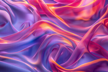 Fototapeta premium Beautiful texture surface neon wave, design natural abstract background