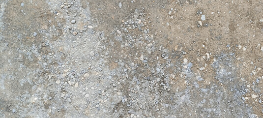 gravier sur un sol en travaux	