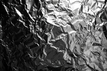 Generative ai on theme of beautiful texture metal creasy foil, design natural abstract background