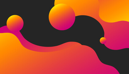 Liquid color background design. Trendy gradient shapes composition. great for fashion, poster, web, banner, page, cover, social, media, card