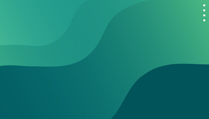 Fototapeta premium Abstract green color background. Dynamic shapes composition. Can be used for posters, banners, web pages, headers, covers 