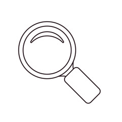 Magnifying Glass Tilted Left emoji symbol vector illustration