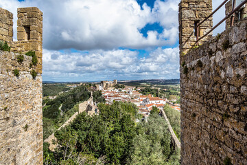 The Castle of Obidos, Castelo de Obidos is a well preserved medieval palace in the town of Obidos...