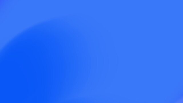 4K Video Solid blue background with white gradient. Suitable for presenting text, graphics, or product images with a clean, professional look.